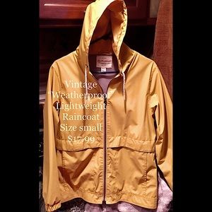 Waterproof Lined Hooded Rain Coat
